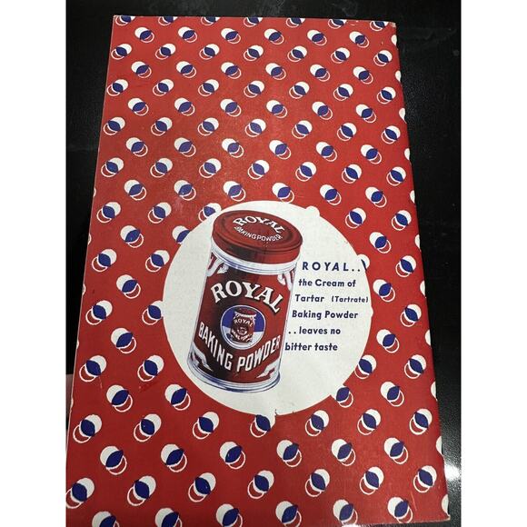 Vintage Royal Baking Powder Cook Book 1940 Paperback 64 pages - Picture 3 of 11